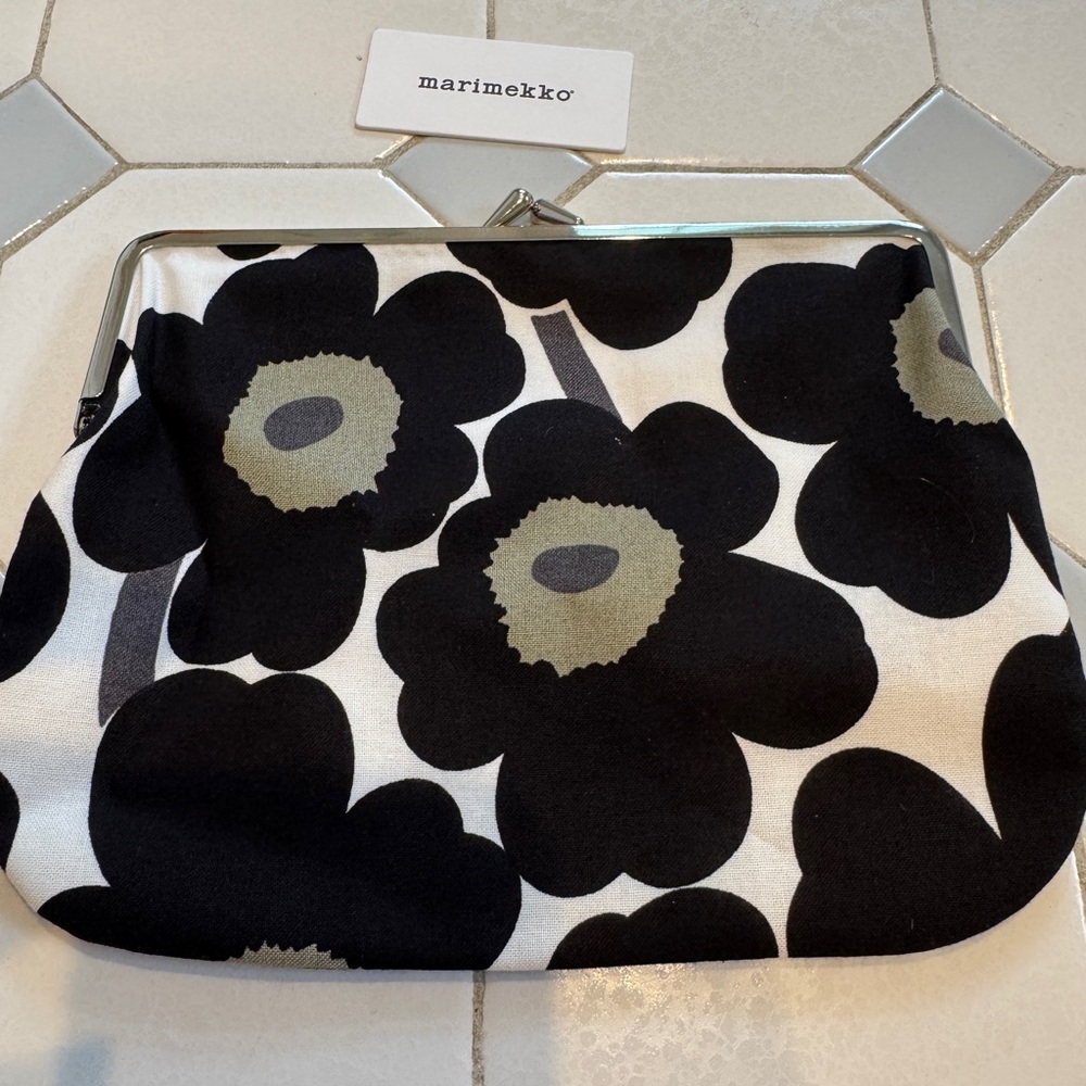 Marimekko Black and White Pouch